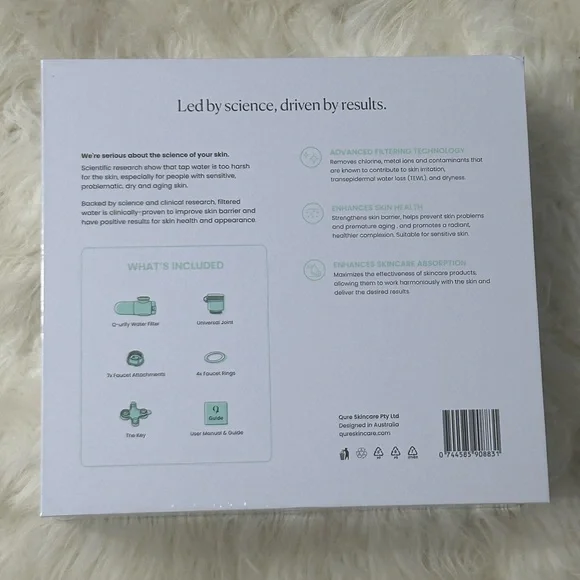 BNIB QURE Q-Urify Water Filter